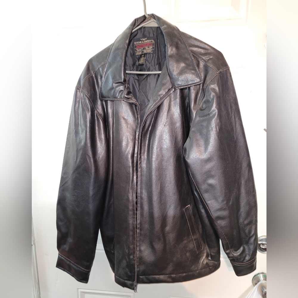 Steve and Barry Faux Leather Size L
